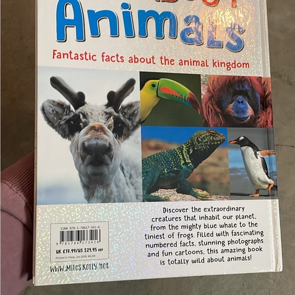 Wild about Animals Hardcover kids book - Picture 3 of 3